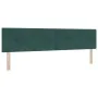 Cama Box Spring con Colchón Verde Oscuro 200x200 cm Terciopelo | Foro24.es | Tu tienda online para hogar, jardín y más Foro24.es