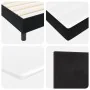 Cama Box Spring con Colchón Negro 200x200 cm Terciopelo by , Beds and slatted bases - Ref: Foro24-3339196, Price: 587,75 €, D...