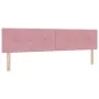 Cama con Somier y Colchón Rosa 200x200 cm Terciopelo von , Betten und Lattenroste - Ref: Foro24-3339199, Preis: 536,94 €, Rab...
