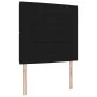 Cama con Box Spring con Colchón Negra 90x200 cm Tela by , Beds and slatted bases - Ref: Foro24-3339282, Price: 348,31 €, Disc...