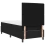 Cama con Box Spring con Colchón Negra 90x200 cm Tela by , Beds and slatted bases - Ref: Foro24-3339282, Price: 348,31 €, Disc...