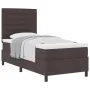Cama con Box Spring y Colchón Marrón Oscuro 90x200 cm Tela | Foro24.es | Tu tienda online para hogar, jardín y más Foro24.es