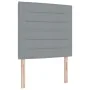 Cama con Base de Resortes y Colchón Gris Claro 100x200 cm Tela | Foro24.es | Tu tienda online para hogar, jardín y más Foro24.es