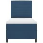Cama de base de resortes con colchón azul 90 x 200 cm tela | Foro24.es | Tu tienda online para hogar, jardín y más Foro24.es