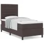 Cama con Box Spring y Colchón Marrón Oscuro 100x200 cm Tela | Foro24.es | Tu tienda online para hogar, jardín y más Foro24.es