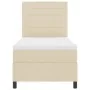 Cama con Somier y Colchón Crema 100x200 cm Tela | Foro24.es | Tu tienda online para hogar, jardín y más Foro24.es