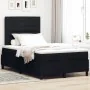 Cama tipo Box Spring con Colchón Negra 120x200 cm Tela | Foro24.es | Tu tienda online para hogar, jardín y más Foro24.es