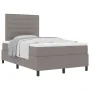 Cama Box Spring con Colchón Taupe 120x200 cm Tela | Foro24.es | Tu tienda online para hogar, jardín y más Foro24.es