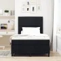 Cama tipo Box Spring con Colchón Negra 120x200 cm Tela | Foro24.es | Tu tienda online para hogar, jardín y más Foro24.es