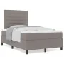 Cama Box Spring con Colchón Taupe 120x200 cm Tela | Foro24.es | Tu tienda online para hogar, jardín y más Foro24.es