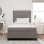 Cama Box Spring con Colchón Taupe 120x200 cm Tela | Foro24.es | Tu tienda online para hogar, jardín y más Foro24.es