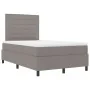 Cama Box Spring con Colchón Taupe 120x200 cm Tela | Foro24.es | Tu tienda online para hogar, jardín y más Foro24.es