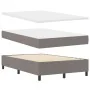 Cama Box Spring con Colchón Taupe 120x200 cm Tela | Foro24.es | Tu tienda online para hogar, jardín y más Foro24.es