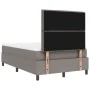 Cama Box Spring con Colchón Taupe 120x200 cm Tela | Foro24.es | Tu tienda online para hogar, jardín y más Foro24.es