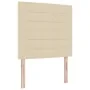 Cama con base de resortes con colchón crema 120x200 cm Tela | Foro24.es | Tu tienda online para hogar, jardín y más Foro24.es