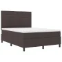 Cama con Box Spring y Colchón Gris Oscuro 140x200 cm Tela | Foro24.es | Tu tienda online para hogar, jardín y más Foro24.es