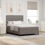 Cama con Base con Colchón Taupe 140x200 cm Tela | Foro24.es | Tu tienda online para hogar, jardín y más Foro24.es