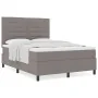 Cama con Base con Colchón Taupe 140x200 cm Tela | Foro24.es | Tu tienda online para hogar, jardín y más Foro24.es