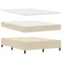 Cama con base de resortes con colchón beige 140x200 cm tela | Foro24.es | Tu tienda online para hogar, jardín y más Foro24.es