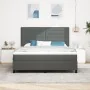 Cama con Base de Muelles con Colchón Gris Oscuro Super King Tela de , Camas y somieres - Ref: Foro24-3339330, Precio: 655,17 ...