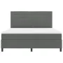 Cama con Base de Muelles con Colchón Gris Oscuro Super King Tela de , Camas y somieres - Ref: Foro24-3339330, Precio: 655,17 ...