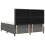 Cama con Base de Muelles con Colchón Gris Oscuro Super King Tela de , Camas y somieres - Ref: Foro24-3339330, Precio: 655,17 ...