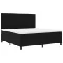 Cama Box Spring con Colchón Negro Súper King Tela by , Beds and slatted bases - Ref: Foro24-3339331, Price: 640,78 €, Discoun...