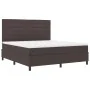 Cama Box Spring con Colchón Gris Oscuro Super King de Tela | Foro24.es | Tu tienda online para hogar, jardín y más Foro24.es