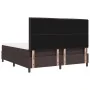 Cama Box Spring con Colchón Gris Oscuro Super King de Tela | Foro24.es | Tu tienda online para hogar, jardín y más Foro24.es