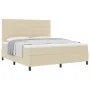 Cama con Box Spring y Colchón Beige Super King Tela | Foro24.es | Tu tienda online para hogar, jardín y más Foro24.es