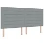 Cama con Somier y Colchón Gris Claro 200x200 cm de Tela | Foro24.es | Tu tienda online para hogar, jardín y más Foro24.es