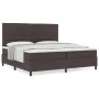 Cama con base acolchada con colchón marrón oscuro 200x200 cm Tela | Foro24.es | Tu tienda online para hogar, jardín y más Foro24.es