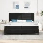 Cama con Somier y Colchón Negra 200x200 cm Tela | Foro24.es | Tu tienda online para hogar, jardín y más Foro24.es