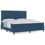 Cama de Base de Muelles con Colchón Azul 200x200 cm Tela | Foro24.es | Tu tienda online para hogar, jardín y más Foro24.es