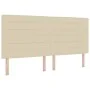 Cama Box Spring con Colchón Crema 200x200 cm Tela | Foro24.es | Tu tienda online para hogar, jardín y más Foro24.es