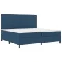 Cama de Base de Muelles con Colchón Azul 200x200 cm Tela | Foro24.es | Tu tienda online para hogar, jardín y más Foro24.es