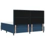 Cama de Base de Muelles con Colchón Azul 200x200 cm Tela | Foro24.es | Tu tienda online para hogar, jardín y más Foro24.es