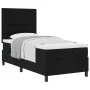 Cama con Base y Colchón Negra 100x200 cm Tela de , Camas y somieres - Ref: Foro24-3339366, Precio: 349,17 €, Descuento: %