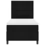 Cama con Base y Colchón Negra 100x200 cm Tela de , Camas y somieres - Ref: Foro24-3339366, Precio: 349,17 €, Descuento: %