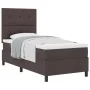 Cama con Somier con Colchón Marrón Oscuro 100x200 cm Tela von , Betten und Lattenroste - Ref: Foro24-3339367, Preis: 373,83 €...