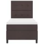 Cama con Somier con Colchón Marrón Oscuro 100x200 cm Tela von , Betten und Lattenroste - Ref: Foro24-3339367, Preis: 373,83 €...