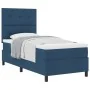 Cama con Box Spring Azul 100x200 cm Tela | Foro24.es | Tu tienda online para hogar, jardín y más Foro24.es