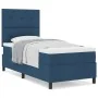 Cama con Box Spring Azul 100x200 cm Tela | Foro24.es | Tu tienda online para hogar, jardín y más Foro24.es