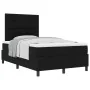 Cama con Base con Colchón Negra 120x200 cm Tela de , Camas y somieres - Ref: Foro24-3339380, Precio: 456,33 €, Descuento: %