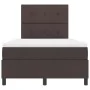Cama con Base Resorte con Colchón Marrón Oscuro 120x200 cm Tela | Foro24.es | Tu tienda online para hogar, jardín y más Foro24.es