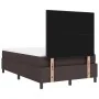 Cama con Base Resorte con Colchón Marrón Oscuro 120x200 cm Tela | Foro24.es | Tu tienda online para hogar, jardín y más Foro24.es