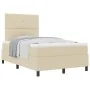Cama de Box Spring con Colchón Crema 120x200 cm Tela | Foro24.es | Tu tienda online para hogar, jardín y más Foro24.es