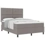 Cama con Boxspring y colchón Taupe 140x190 cm Tela | Foro24.es | Tu tienda online para hogar, jardín y más Foro24.es