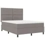 Cama con Boxspring y colchón Taupe 140x190 cm Tela | Foro24.es | Tu tienda online para hogar, jardín y más Foro24.es