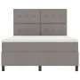 Cama con Boxspring y colchón Taupe 140x190 cm Tela | Foro24.es | Tu tienda online para hogar, jardín y más Foro24.es